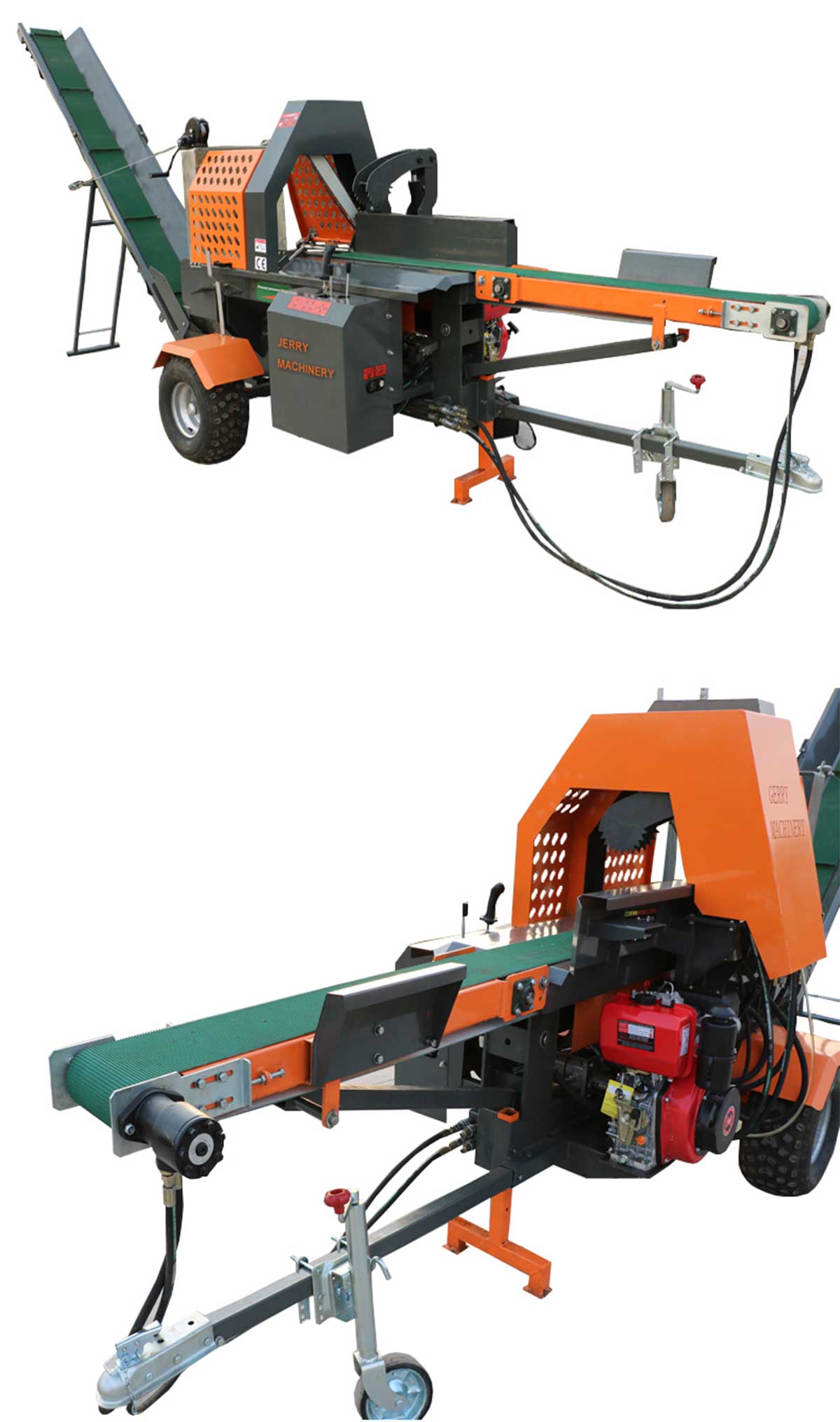 20T Gasoline firewood processor