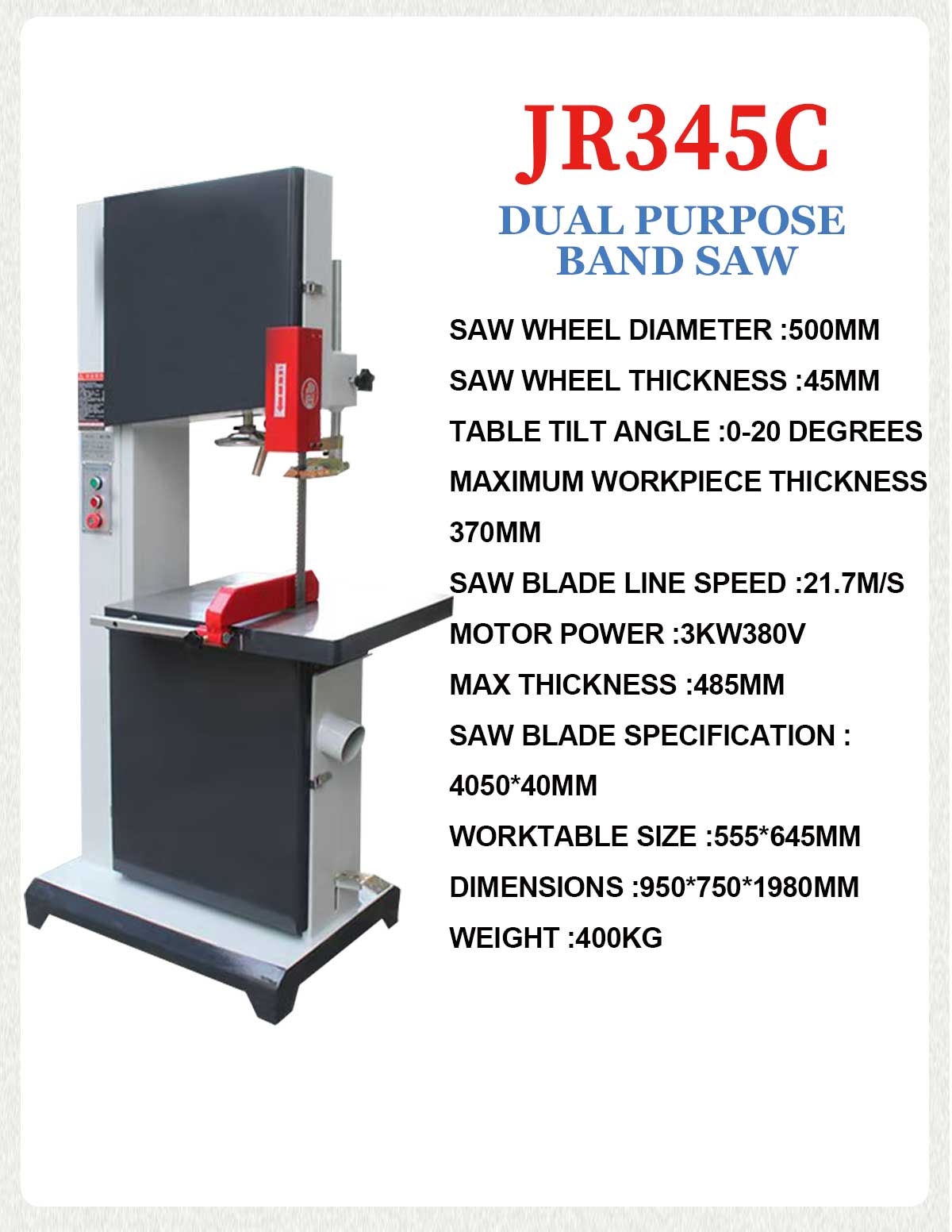  Vertical Bandsaw Mill