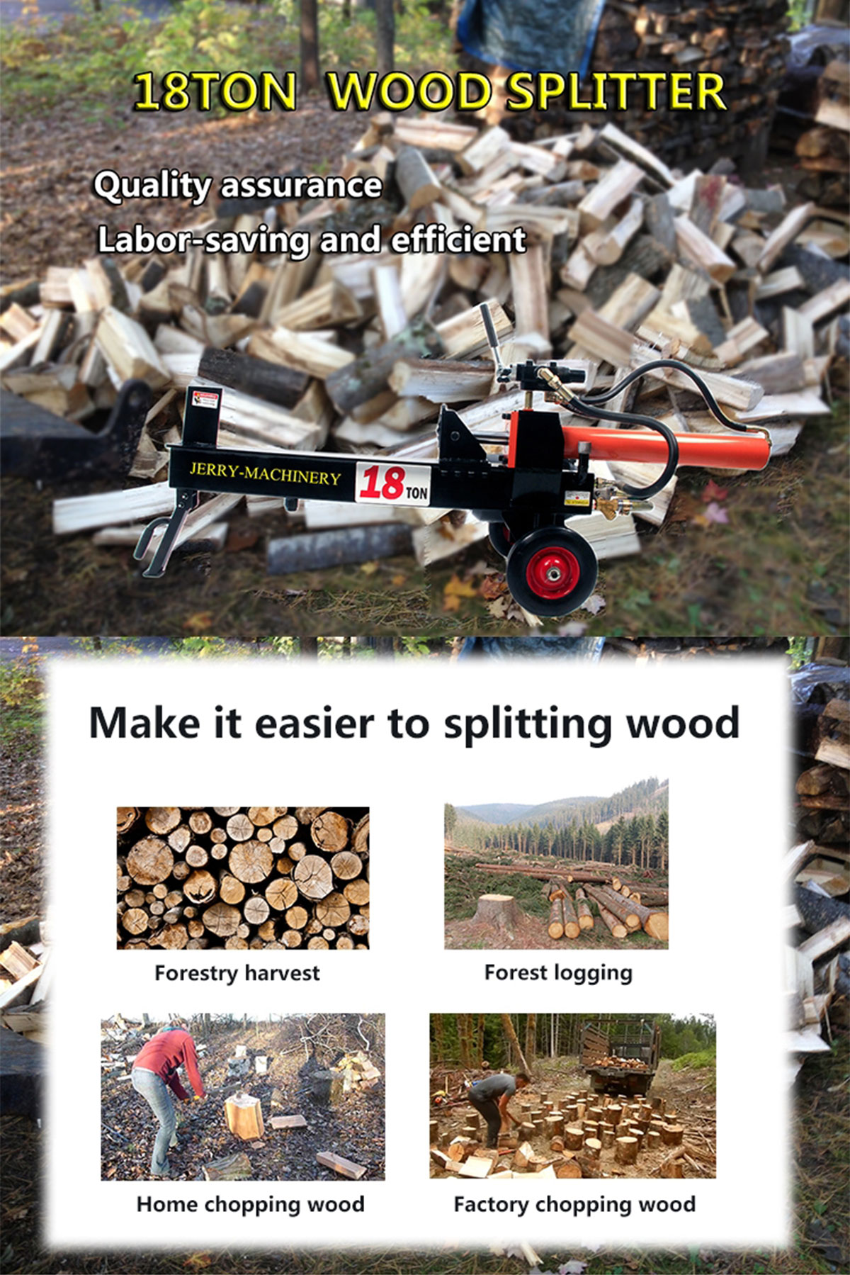 18T Gas Log Splitter