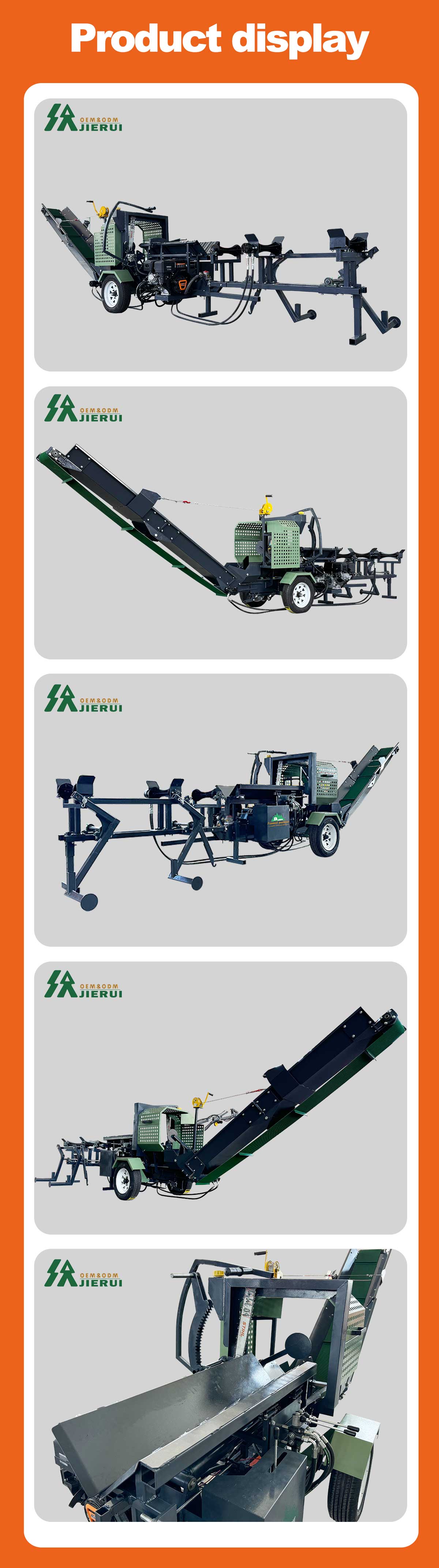 15T Manual Firewood Processor