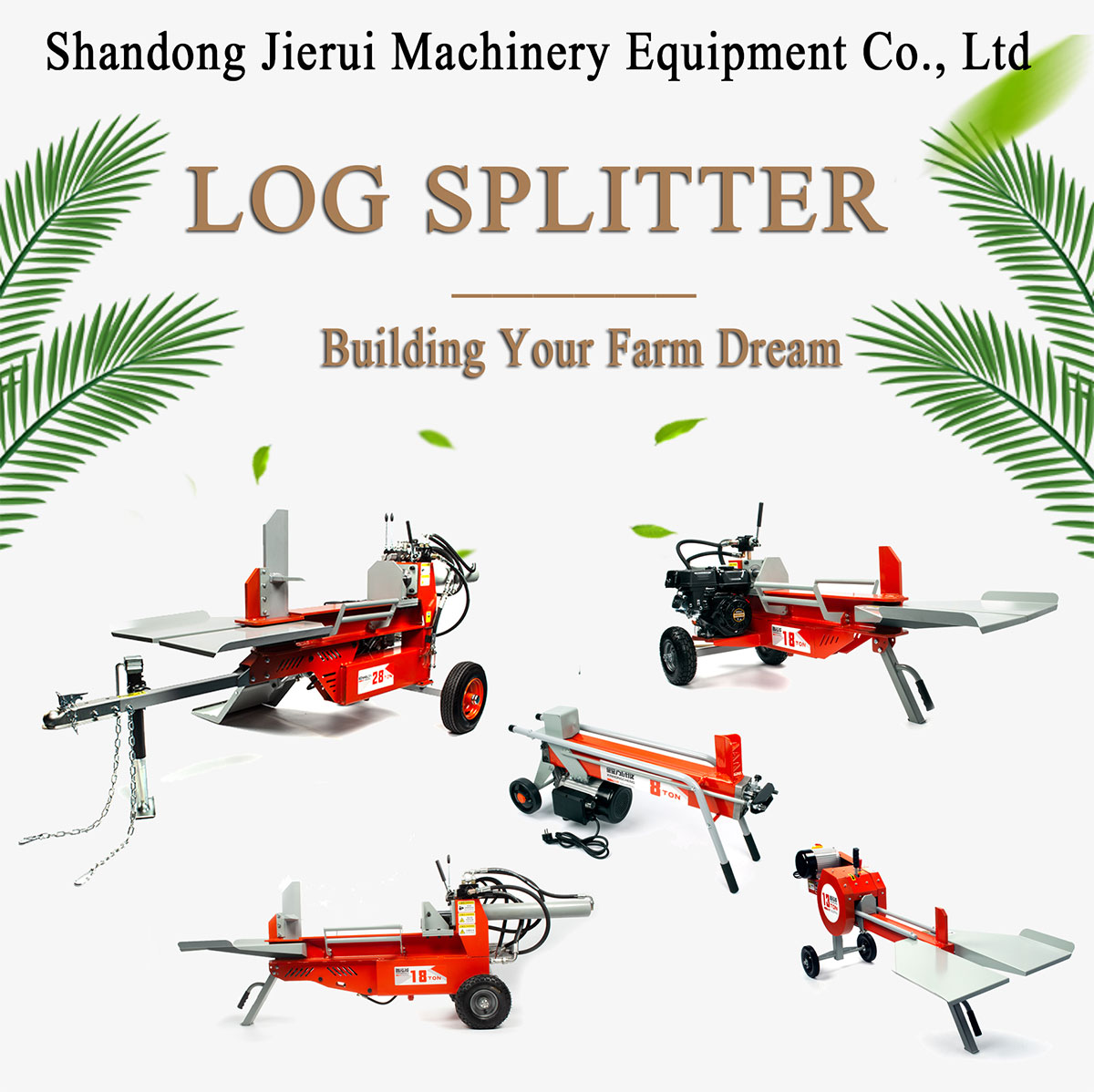 28T Gas Log Splitter